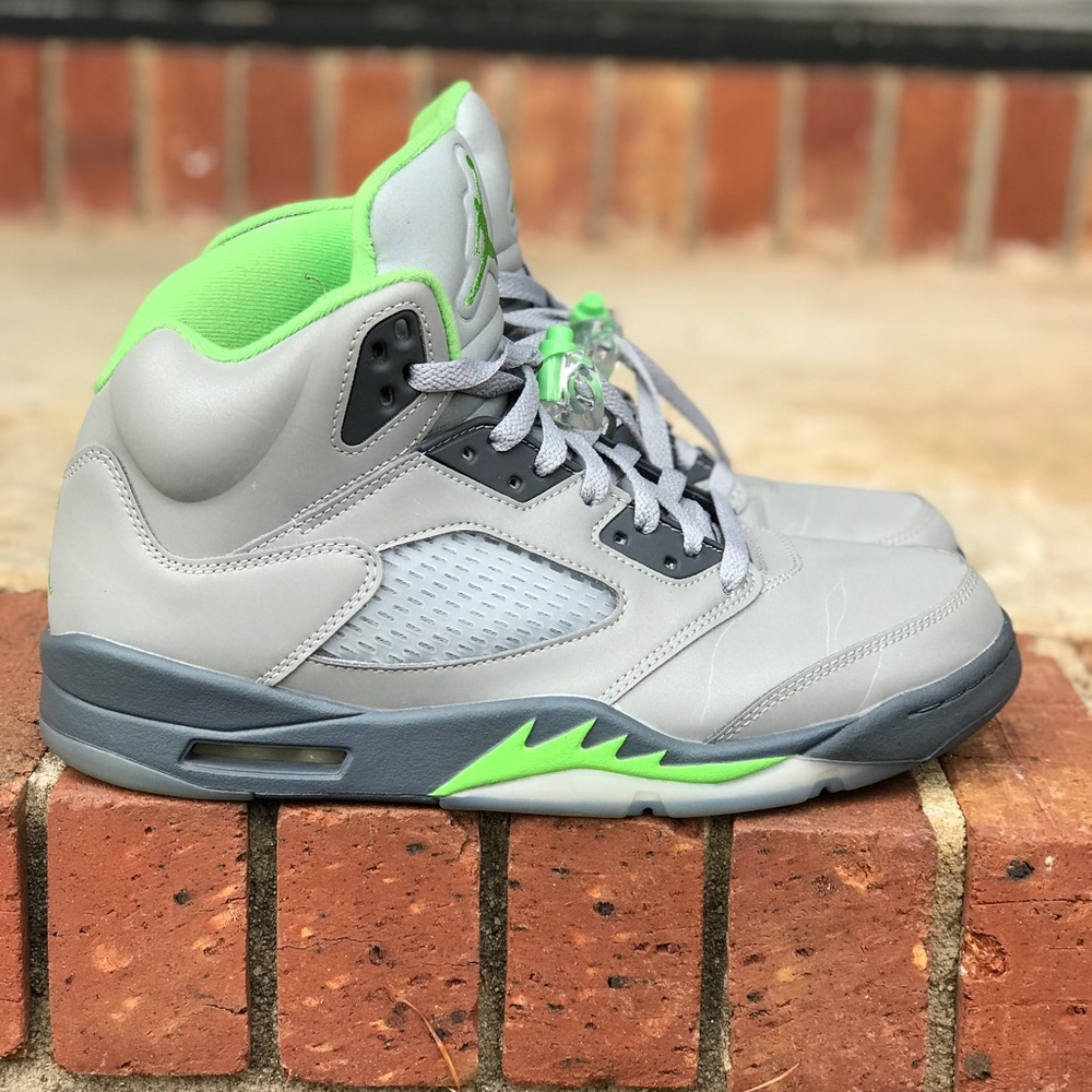 Air Jordan Retro 5 Green Bean Size 10.5